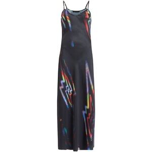 NWT ALLSAINTS Bryony Voltage Midi Dress Sz 8